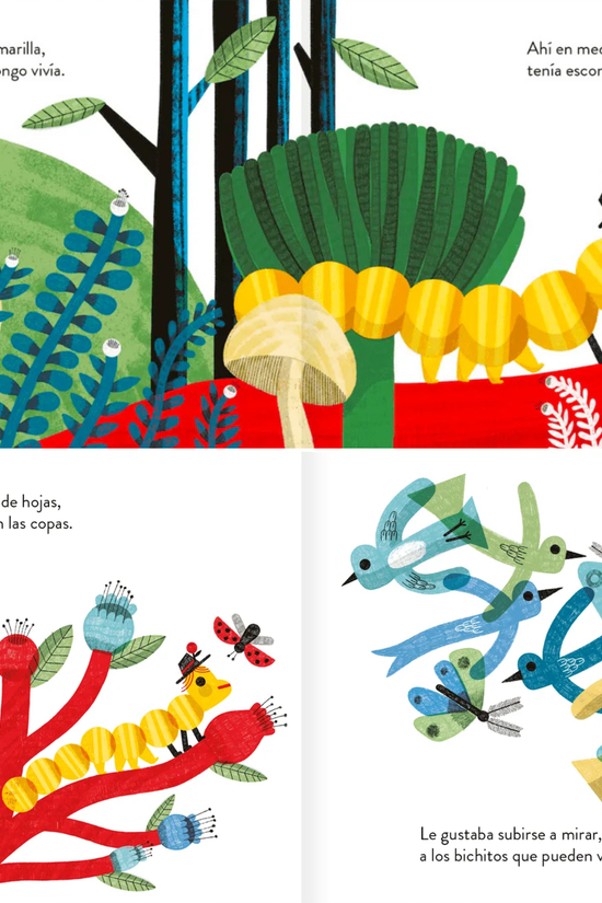 Libro Infantil Una cuncuna amarilla Lulú Corcuera & Paloma Valdivia Amanuta