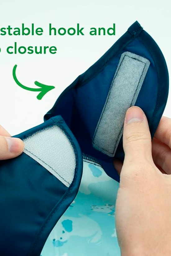 BABERO IMPERMEABLE VERDE SANDÍA MANGA  LARGA GREEN SPROUTS