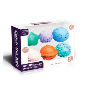 PELOTAS SENSORIALES 6 PIEZAS  GRASP