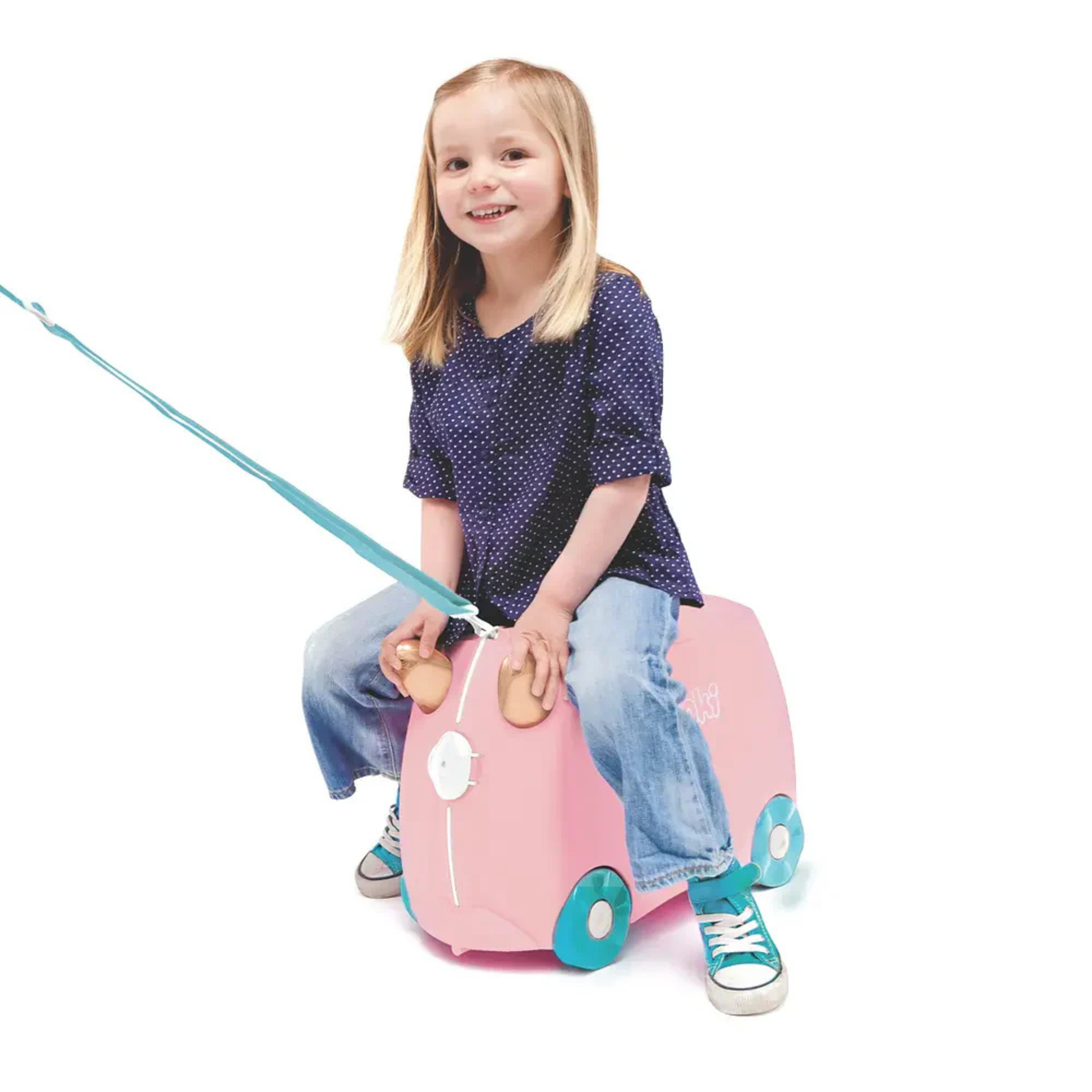 Trunki Maleta con Ruedas Flamenco Rosado
