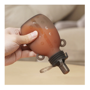 POUCH DE SILICONA HAPPII BEAR 1 U 170 ml   HAAKAA