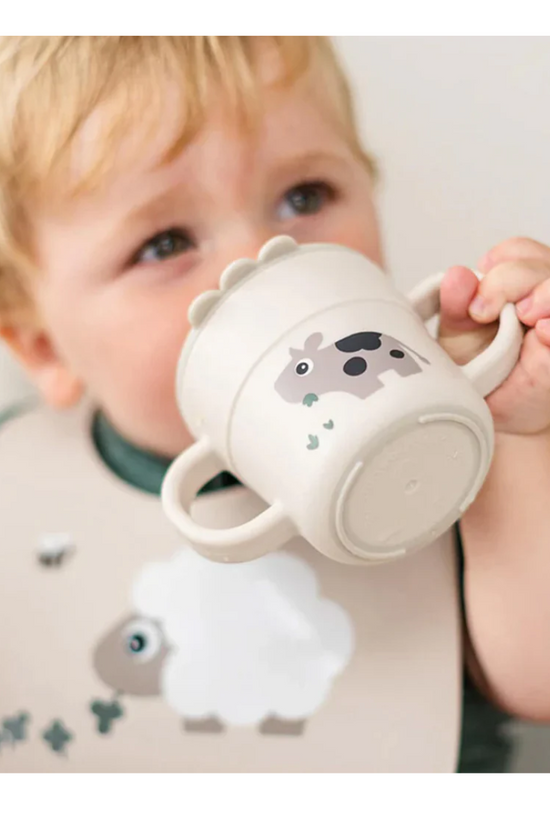 VASO CON BOQUILLA FOODIE TINY FARM  ARENA  DONE BY DEER