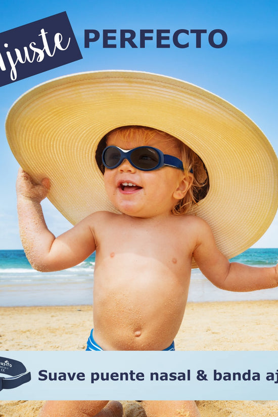 LENTES INFANTILES BABY SURFER  0 A 18 MESES AZUL MARINO MAUSITO