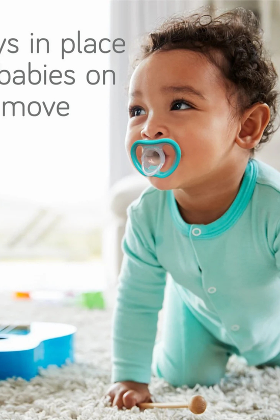 Chupete Nanobebé Flexy Gris 0-3M Pack x2