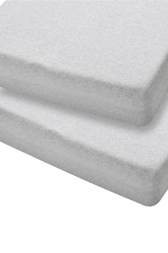 Sábana Bajera Algodón Blanca 70 x 140 x 17 cm Clevamama Pack de 2 unds