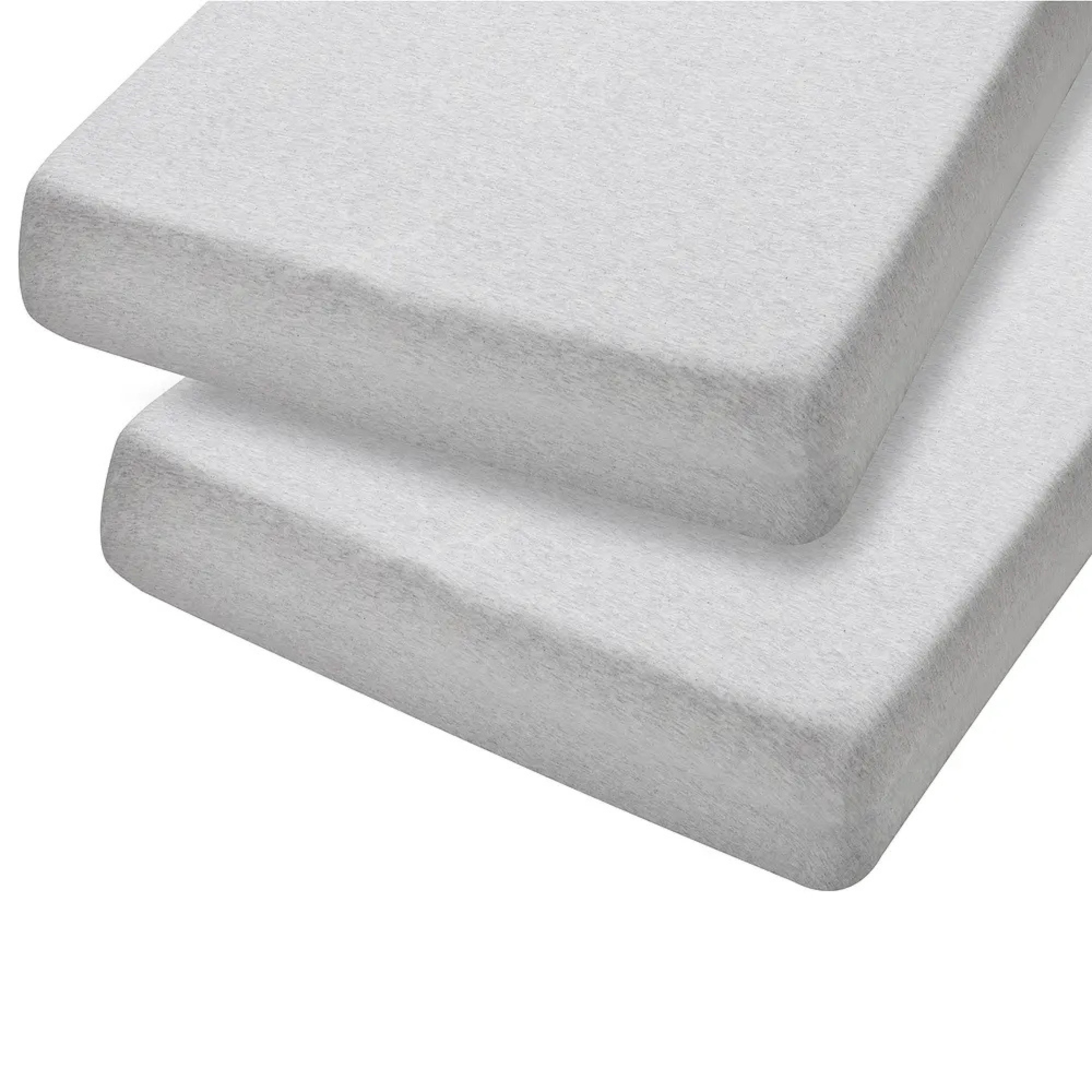 Sábana Bajera Algodón Blanca 70 x 140 x 17 cm Clevamama Pack de 2 unds