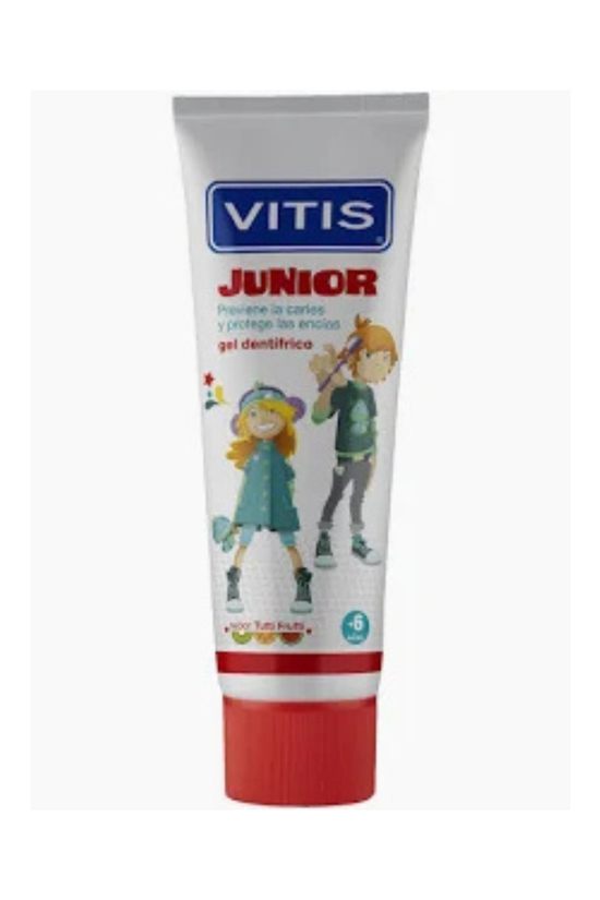 Pasta Dental Junior Vitis Gel de 50 Ml