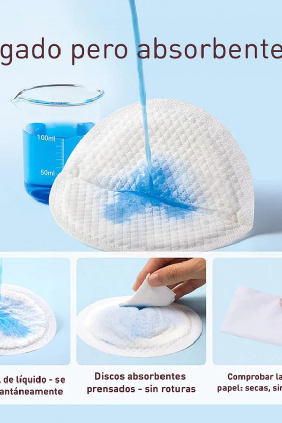 Absorbentes de Lactancia Ultra Delgados Momcozy 120 Unidades