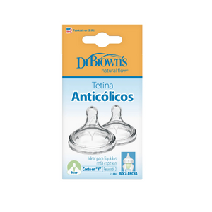 TETINA BOCA ANCHA OPTIONS Y +9  LIQUIDOS ESPESOS 2UN - DR. BROWN'S