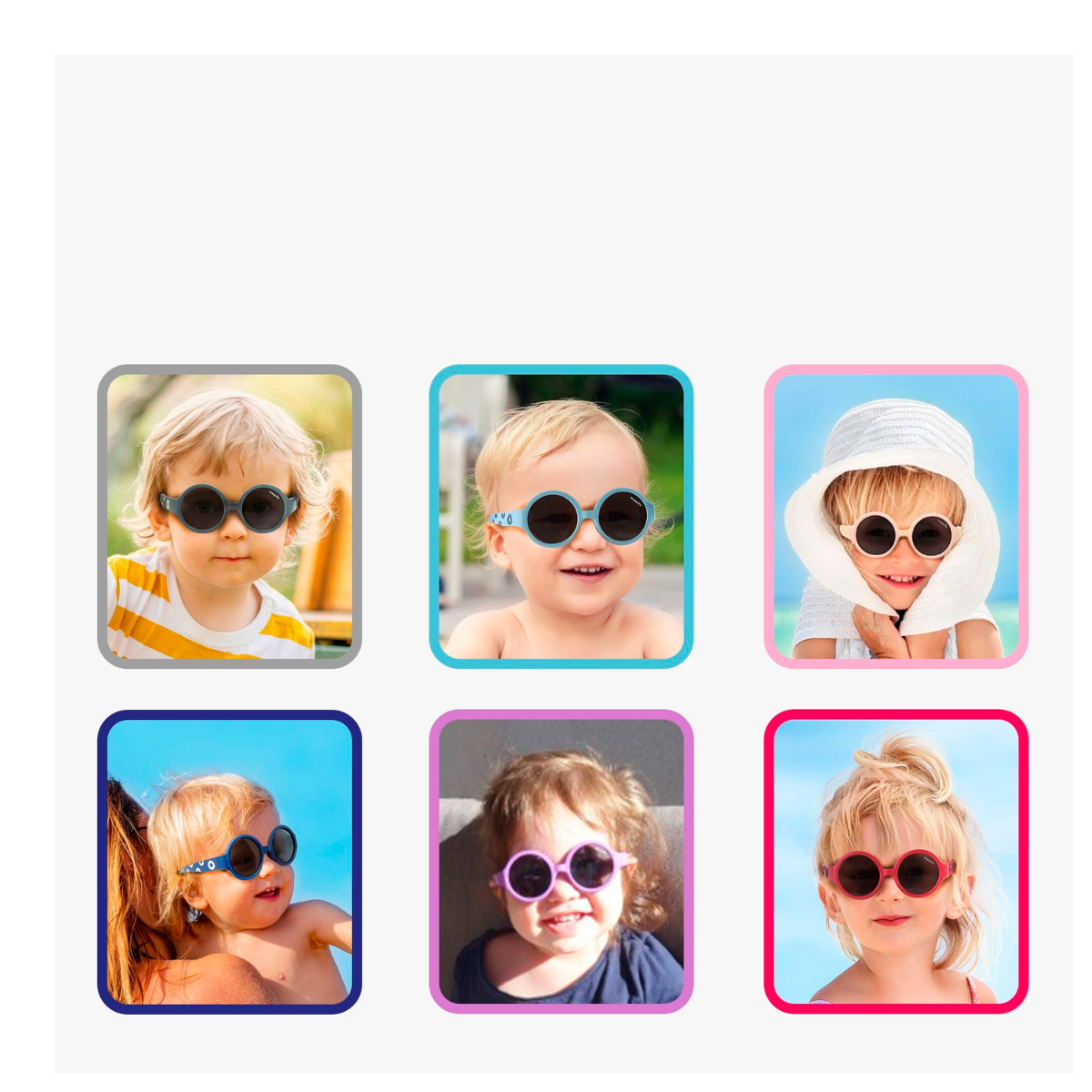 LENTES DE SOL PARA BEBÉS  THE HIPPIE  6 A 24 MESES MENTA MAUSITO