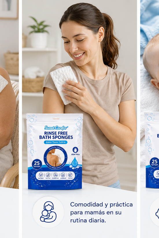 Esponjas Jabonosas Desechable Sweet Carefor 25 U.
