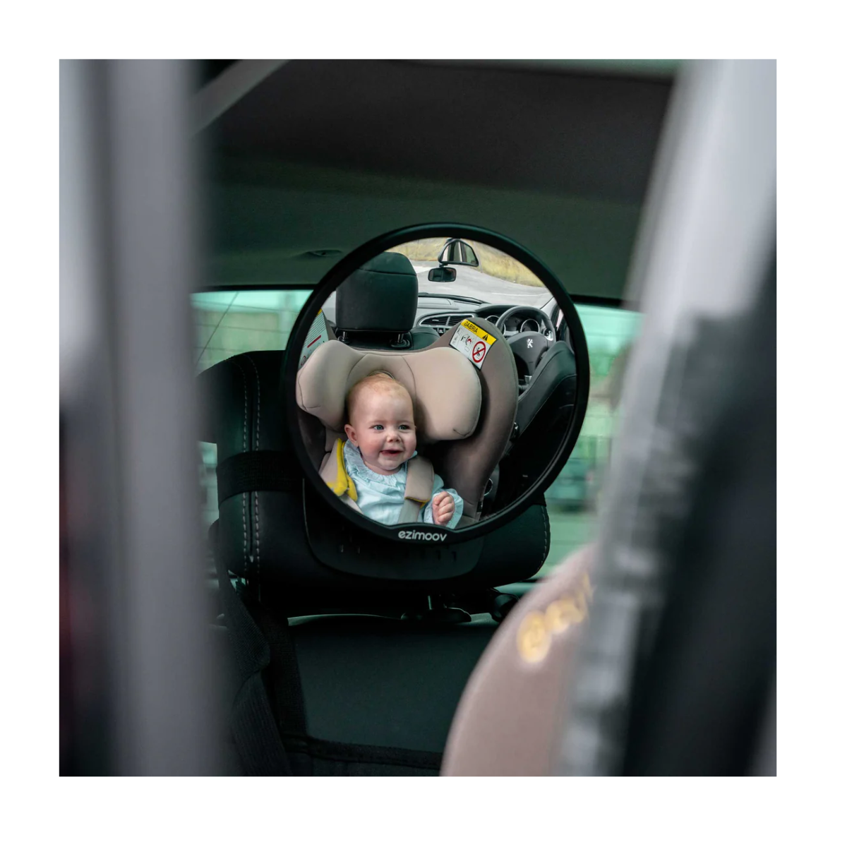 ESPEJO REDONDO DE BEBÉ PARA AUTO EZIMOOV