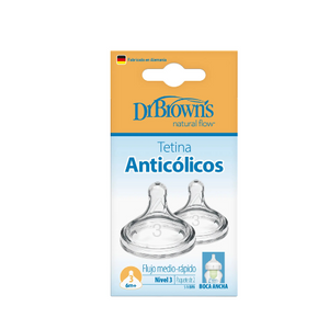 TETINA BOCA ANCHA OPTIONS +6  2UN - DR. BROWN'S
