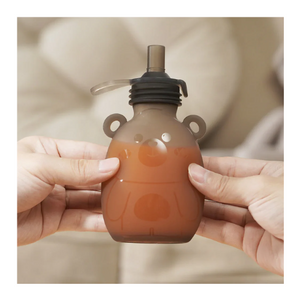 POUCH DE SILICONA HAPPII BEAR 1 U 170 ml   HAAKAA