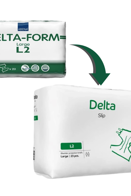 PAÑAL ANATÓMICO DELTA SLIP ABENA L2 23 Unidades
