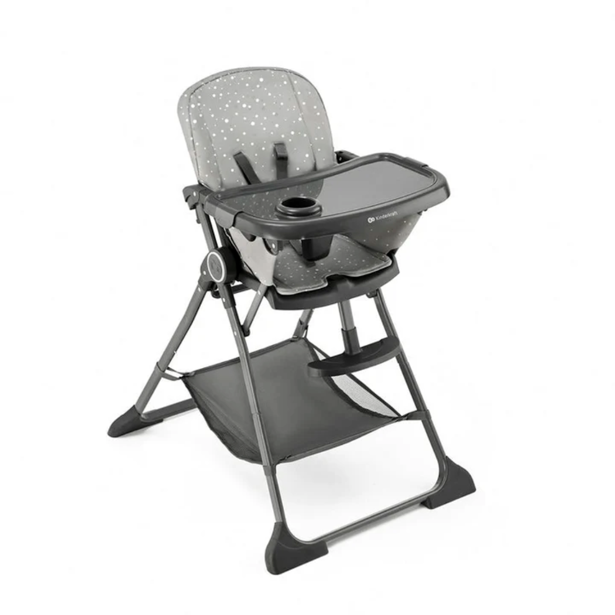 SILLA DE COMER PLEGABLE FOLDEE GRIS KINDERKRAFT