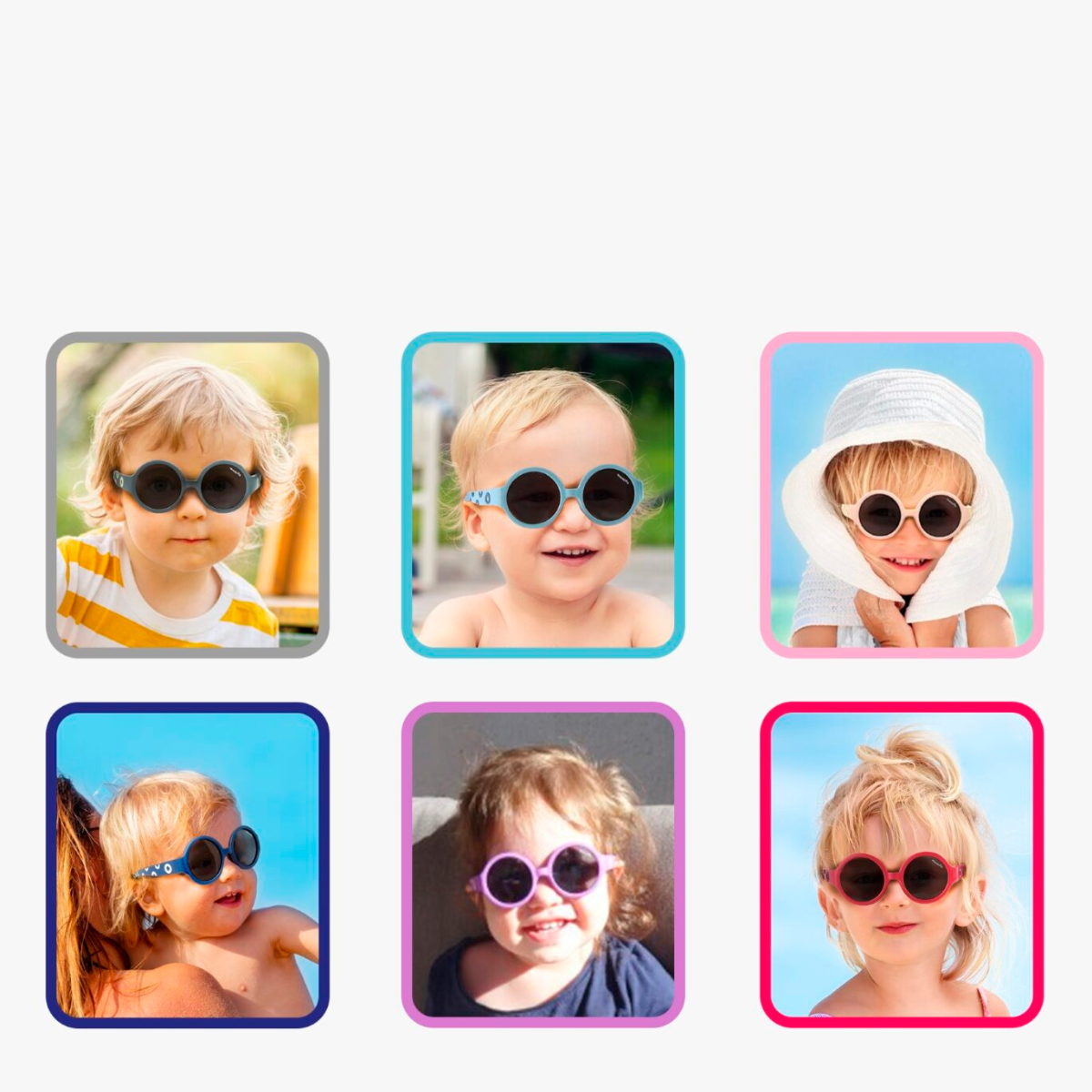 LENTES DE SOL PARA NIÑOS THE HIPPIE  LARGE 2 a 5 AÑOS  PEACH - MAUSITO