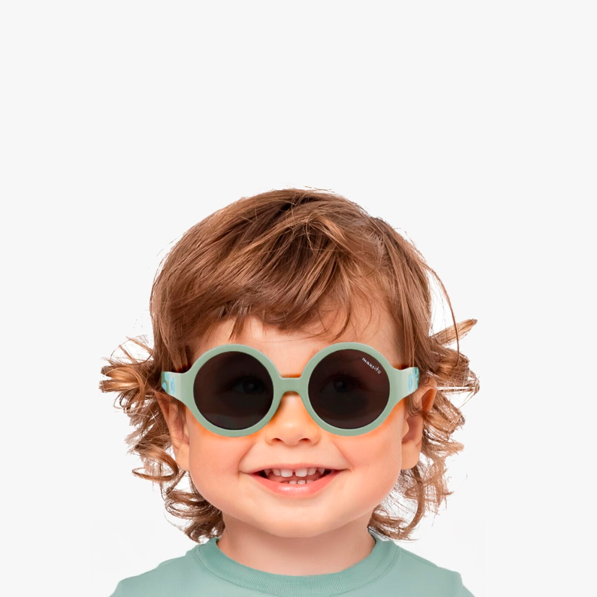 LENTES DE SOL PARA BEBÉS  THE HIPPIE  6 A 24 MESES MENTA MAUSITO