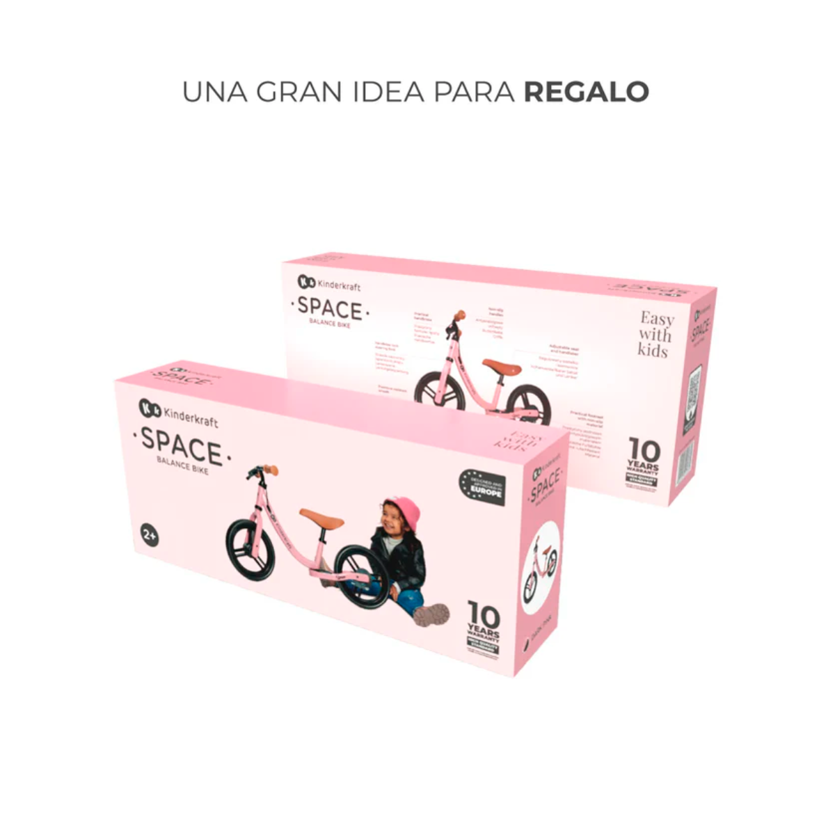 Bicicleta de Balance Kinderkraft SPACE Pink