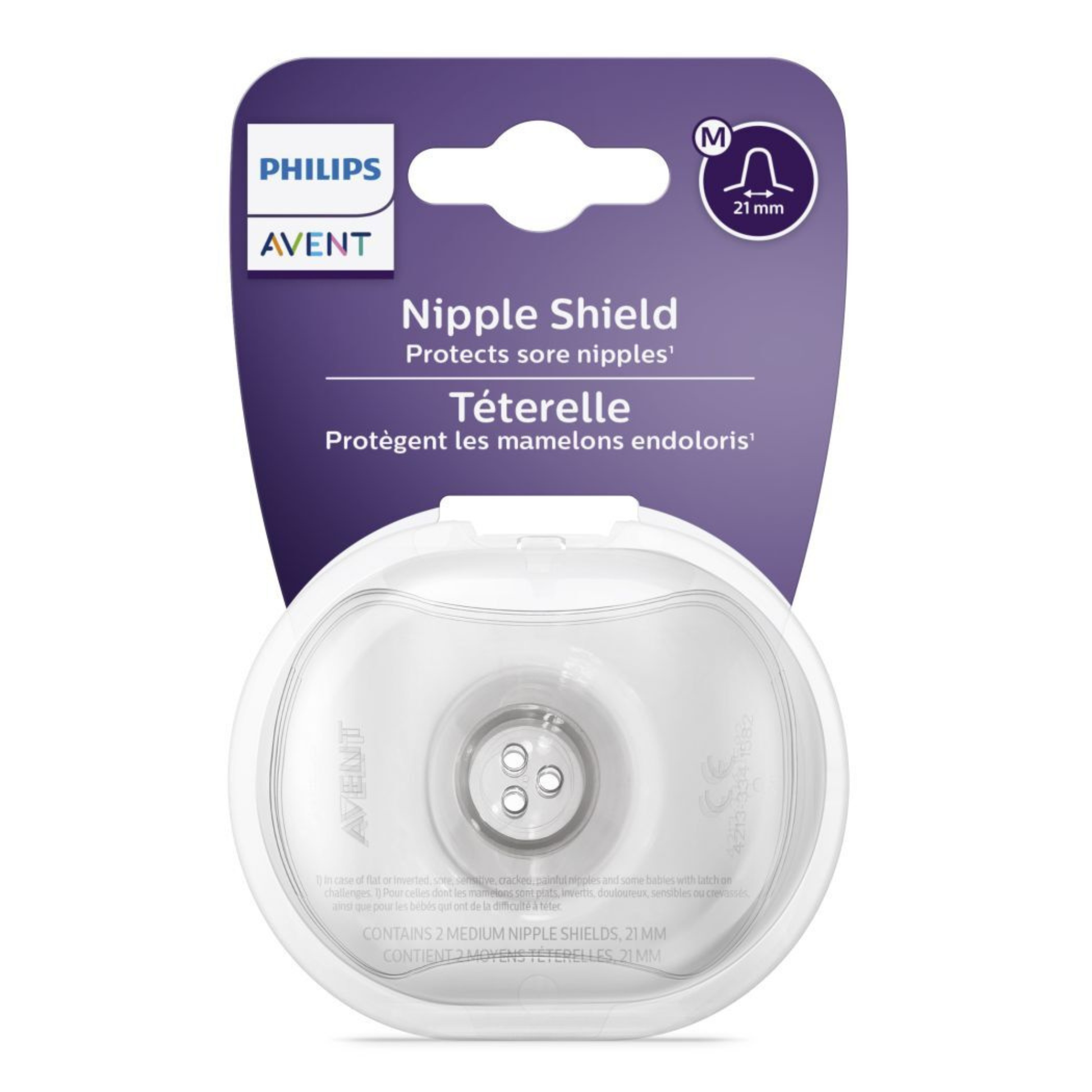 Protector de pezón de silicona ultradelgado Philips Avent