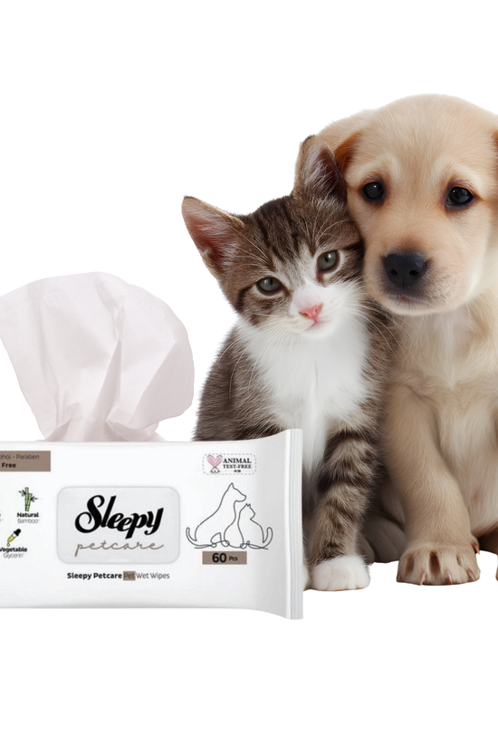 Toallitas Húmedas Sleepy Pet Care 60 Unidades