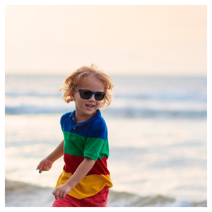 LENTES DE SOL PARA NIÑOS THE BOHO 3 A 6 AÑOS NAVY - MAUSITO