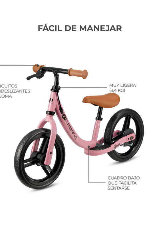 Bicicleta de Balance Kinderkraft SPACE Pink