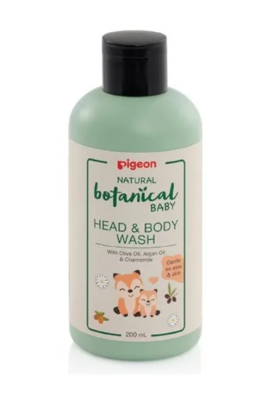 Botanical Baby Gel Y Shampoo de Baño Pigeon 200 Ml.
