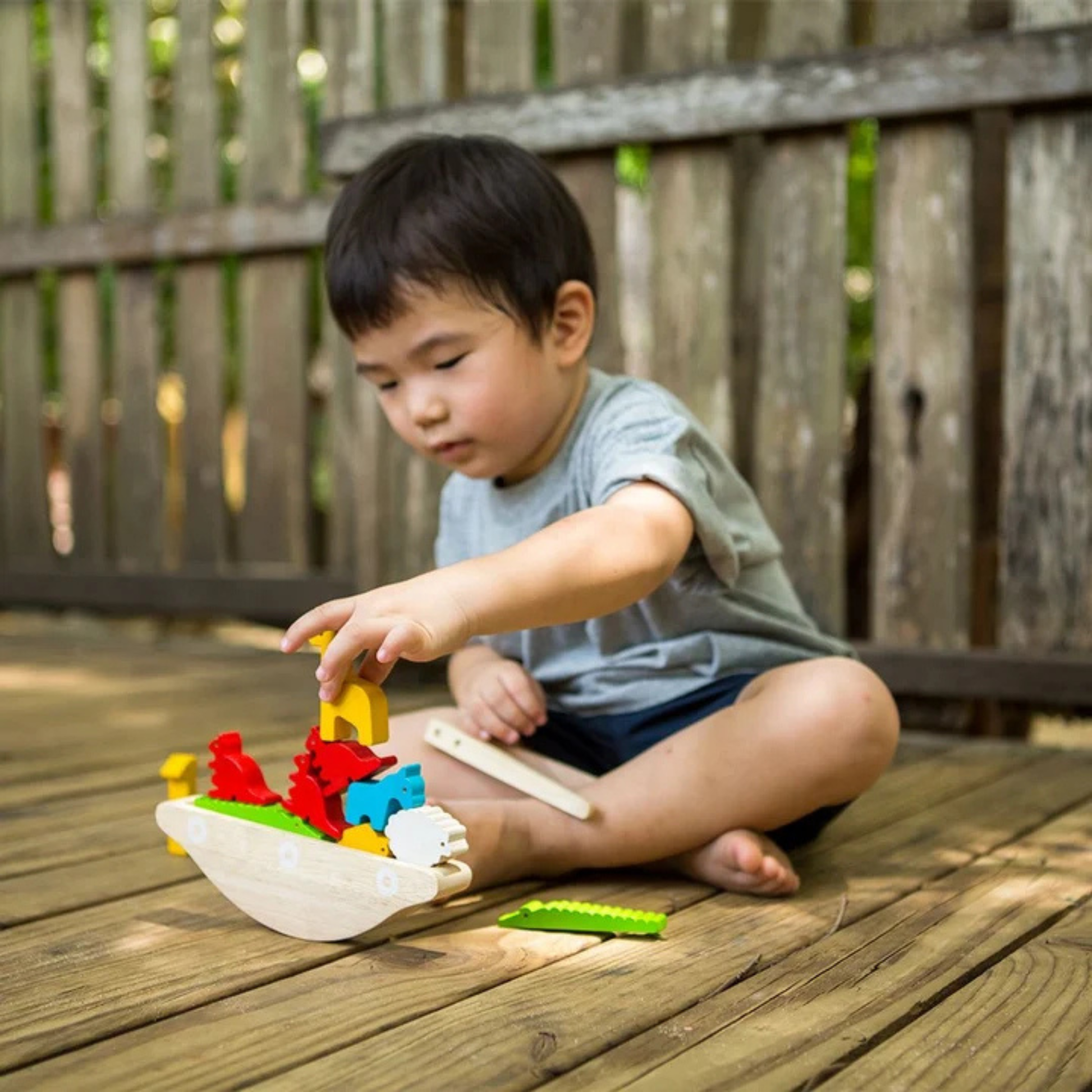 Juguete de Madera Balancing Boat PlanToys