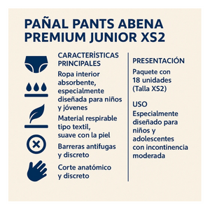 PANTS PREMIUM JUNIOR TALLA XS  18 Unidades