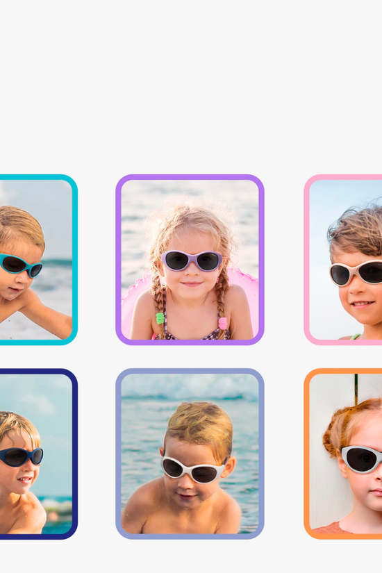LENTES DE  SOL NIÑOS THE SURFER L 5 A 8 AÑOS  CELESTE  MAUSITO
