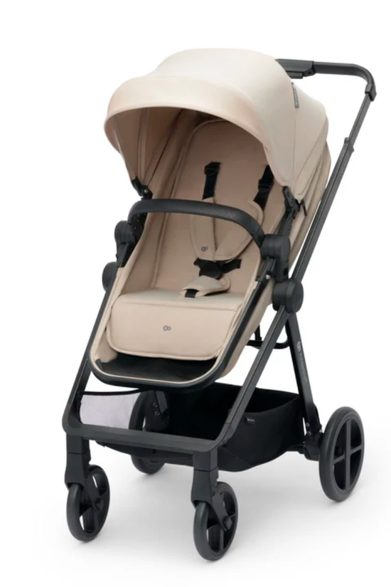 COCHE TRAVEL SYSTEM NEWLY  3 en 1 + BASE ISOFIX BEIGE- KIRDERKRAFT