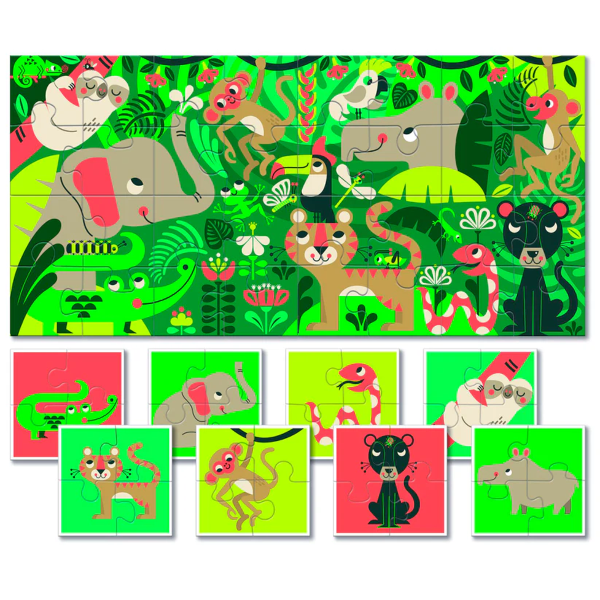 PUZZLE DE COLECCIÓN BEBÉ LA JUNGLA LUDATTICA