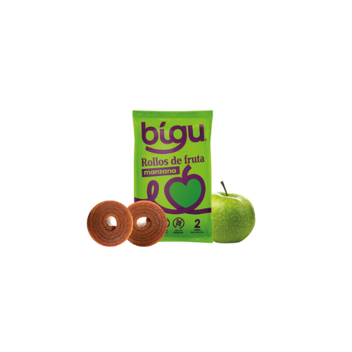 ROLLOS DE MANZANA 25 GR - BIGU