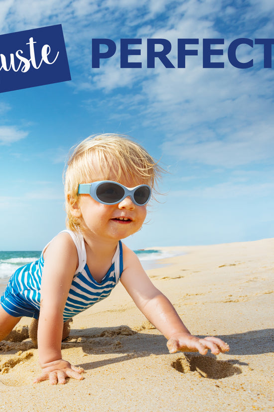 LENTES DE SOL PARA BEBÉS BABY SURFER  0 A 18 MESES CELESTE - MAUSITO