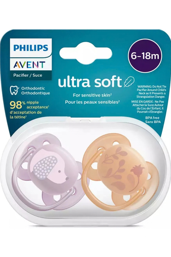 Chupete Philips Avent Ultra Soft Orthodontic 6-18 Meses