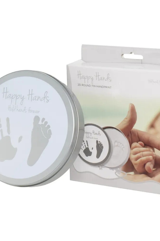 Huellas Bebé Lata Redonda Happy Hands