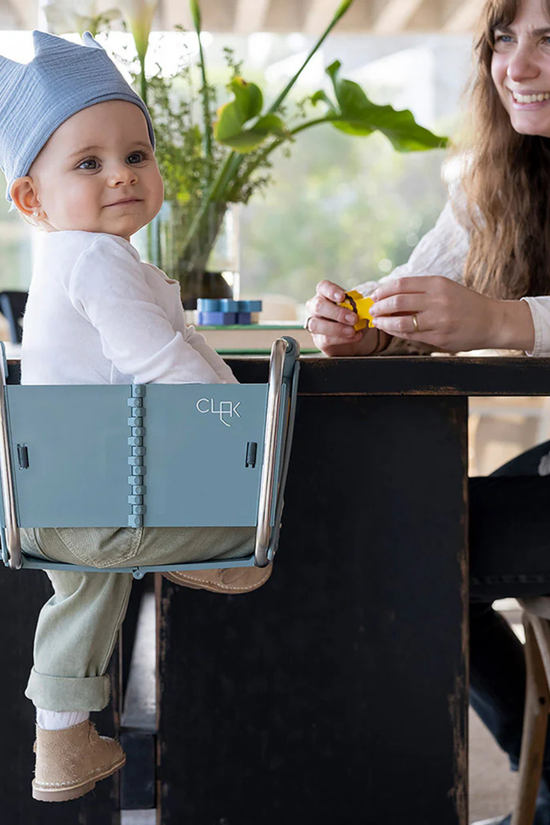 Silla de Comer Plegable Clak Color Salvia