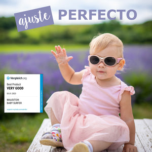 LENTES DE SOL PARA BEBÉS BABY SURFER  0 A 18 MESES ROSA - MAUSITO