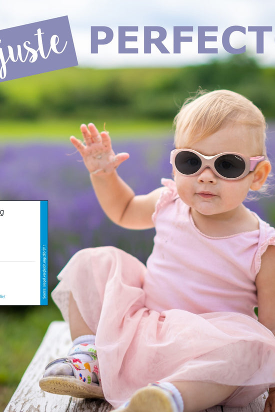 LENTES DE SOL PARA BEBÉS BABY SURFER  0 A 18 MESES ROSA - MAUSITO