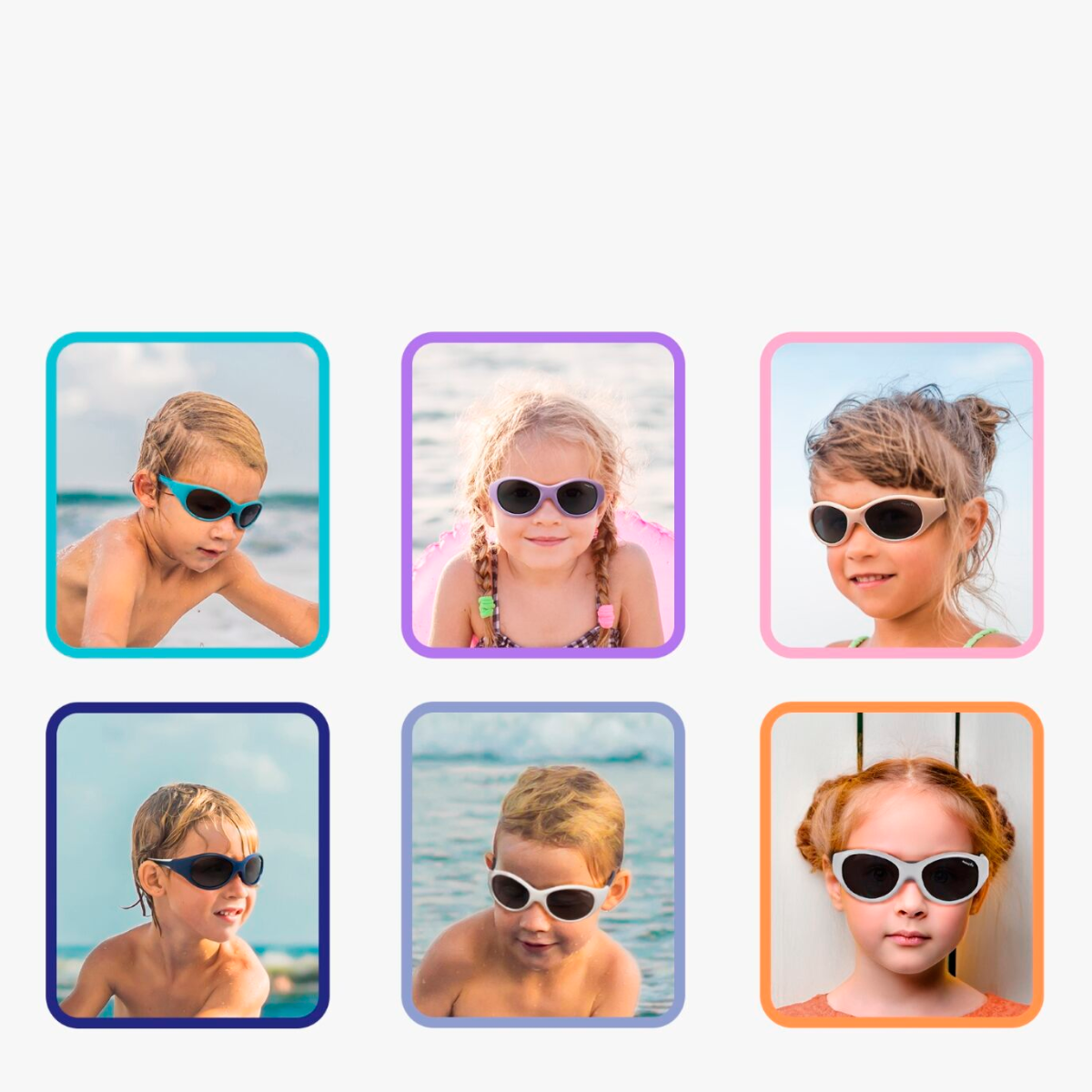 LENTES DE SOL PARA NIÑOS THE SURFER L 5 A 8 AÑOS MENTA  MAUSITO