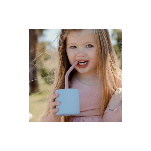 VASO DE SILICONA WE MIGHT BE TINY AZUL PASTEL