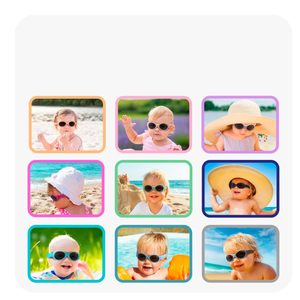 LENTES DE SOL PARA BEBÉS  BABY SURFER  0 A 18 MESES MENTA - MAUSITO