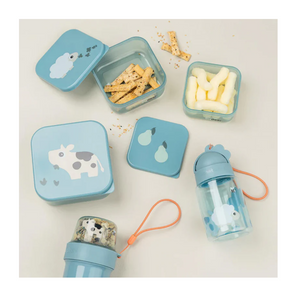 BOTELLA CON BOMBILLA PLAYGROUND AZUL 280ml DONE BY DEER