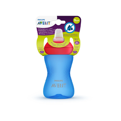 VASO BOQUILLA FLEX AZUL 300 ML - AVENT