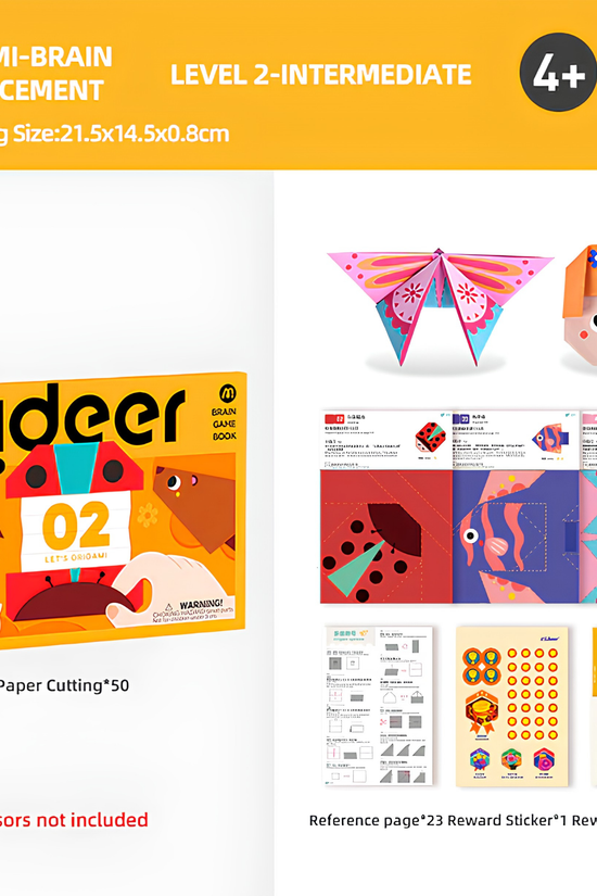 Libro de Origami  Nivel 2 Mideer +4 años
