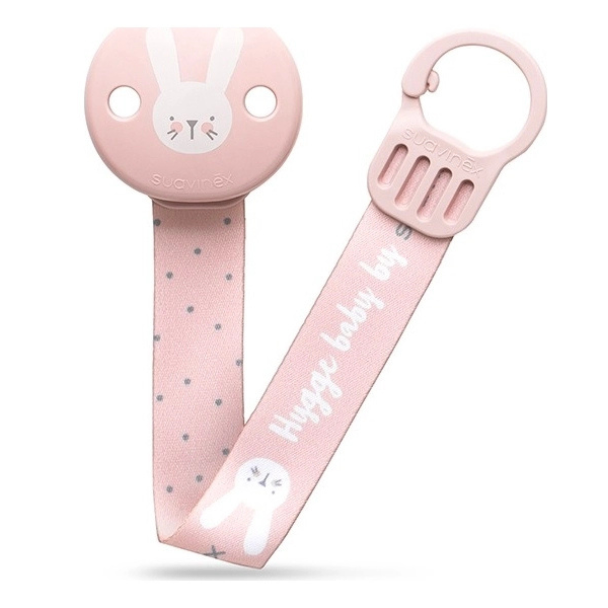 Porta Chupete Suavinex Hygge con Cinta y Broche de Pinza
