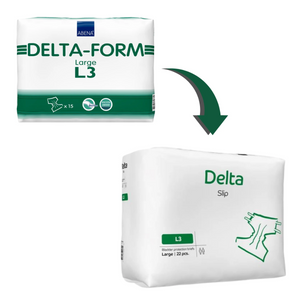 PAÑAL ANATÓMICO DELTA SLIP L3 ABENA L3 22 Unidades