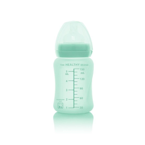 MAMADERA DE VIDRIO 240 ML VERDE - EVERYDAY BABY
