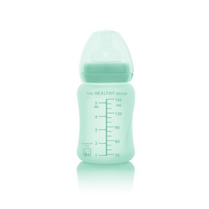 MAMADERA DE VIDRIO 240 ML VERDE - EVERYDAY BABY